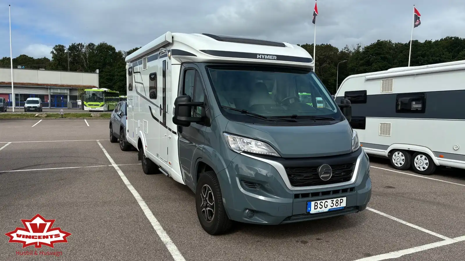 Hymer-EXSIS-T 580 *Långbädd *Automat *KOMMANDE-(2023) — Halvintegrerad