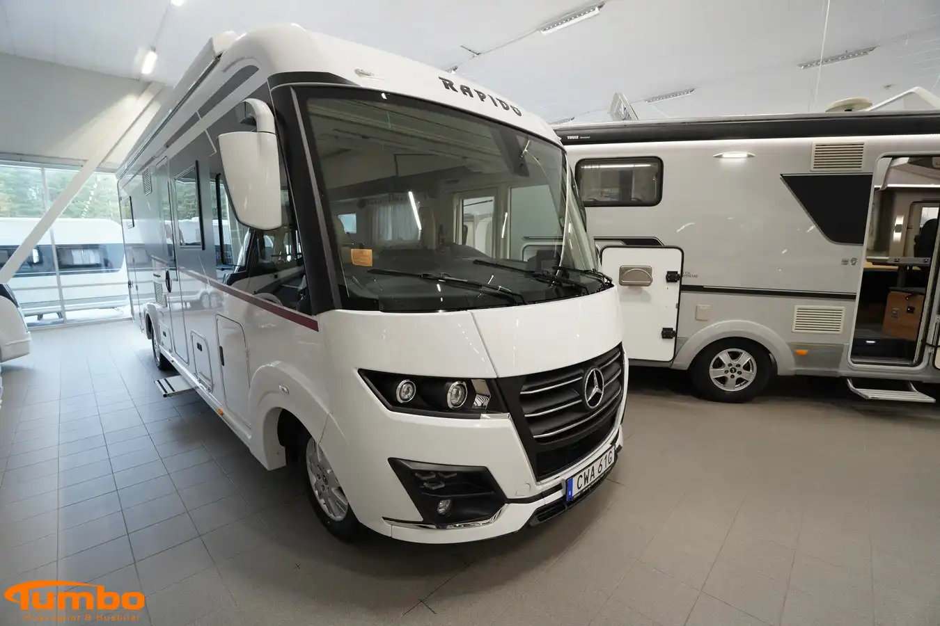 Rapido - I166, Mercedes, Automat, Hydrauliska stödben — Helintegrerad
