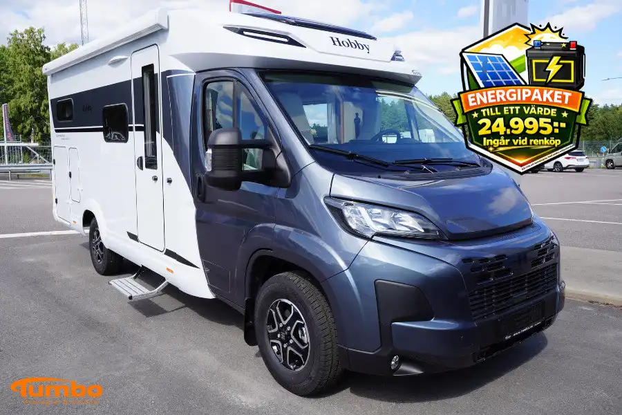 Hobby - Compact F 680 GE - Sweden Edition Diselpanna — Halvintegrerad