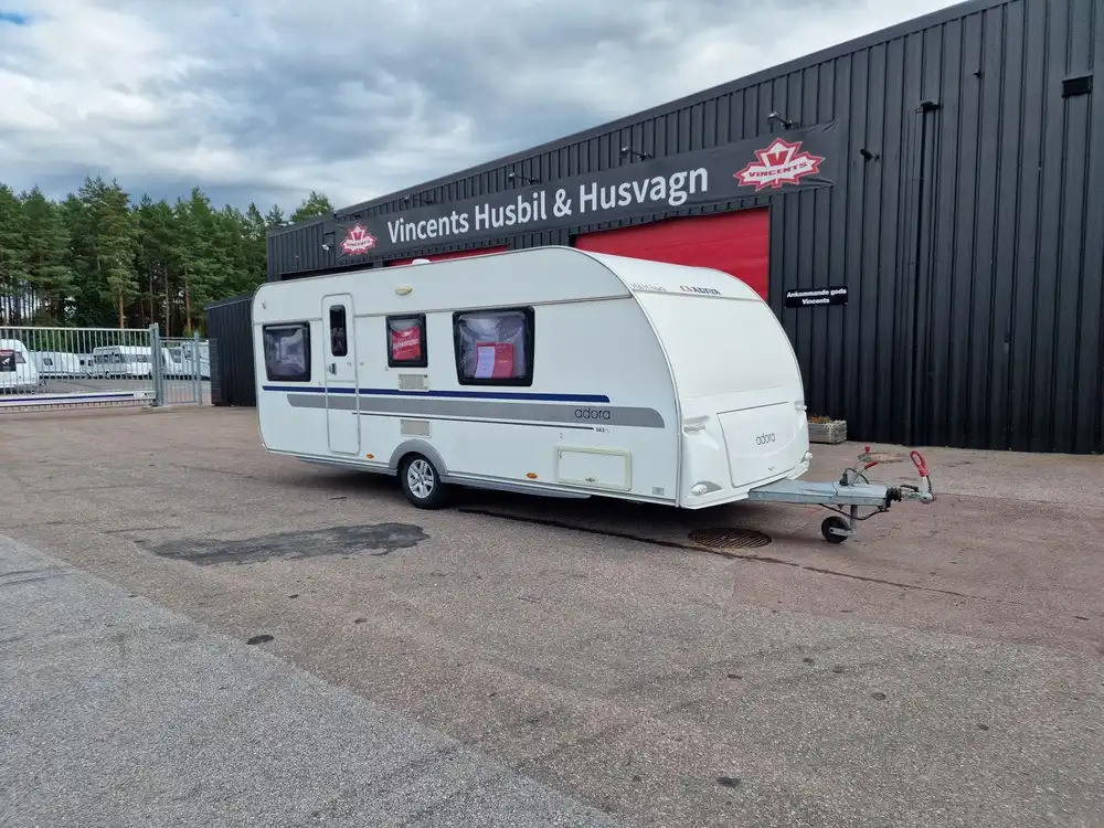 Adria-ADORA 563 PU *Queenbädd *LAGERTÖMNING-(2011) — Husvagn