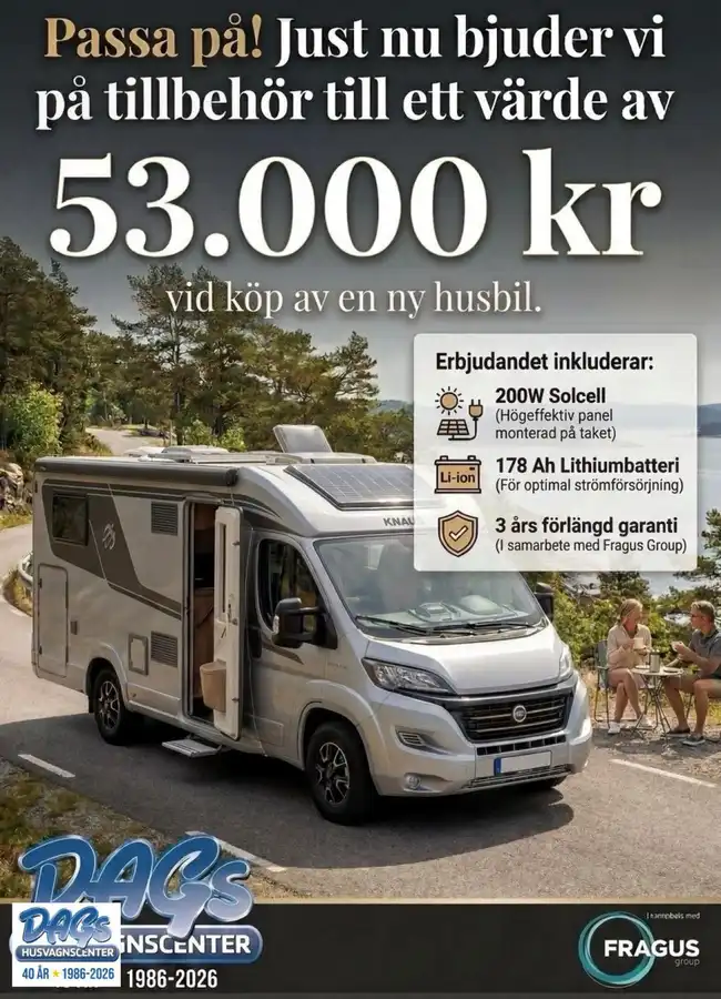 Knaus 650 MEG VAN TI VANSATION — Halvintegrerad
