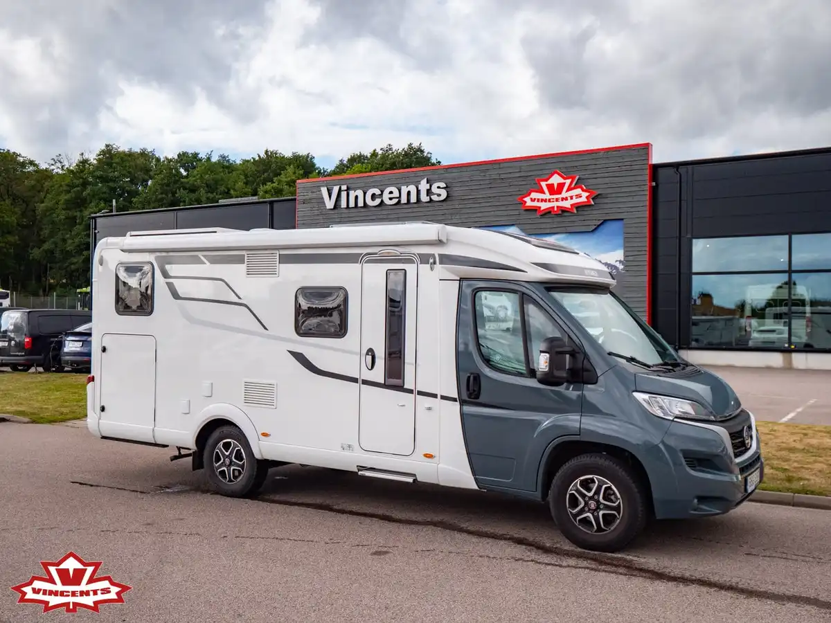 Hymer-EXSIS-T 580 *Långbädd *Automat *Solcell-(2023) — Halvintegrerad