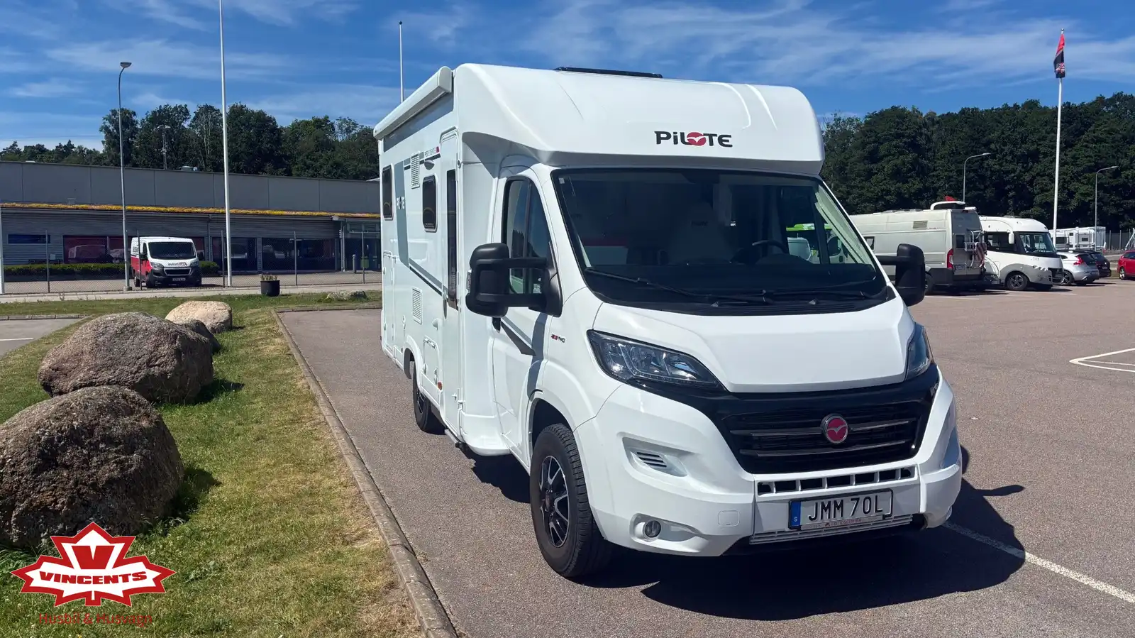 Pilote-P 650 GJ *Långbädd *Solcell *Automat-(2020) — Halvintegrerad