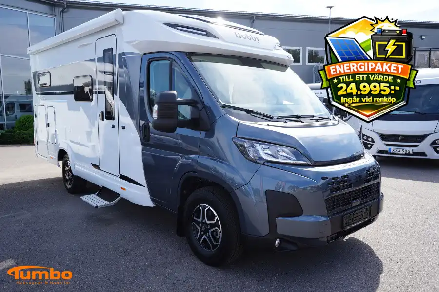 Hobby - Compact F 680 GE - Sweden Edition Diselpanna — Halvintegrerad