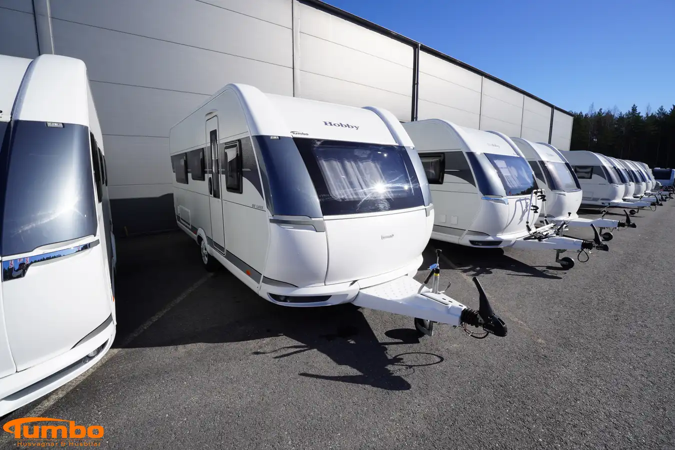 Hobby - 460 LU DE LUXE, förtält — Husvagn