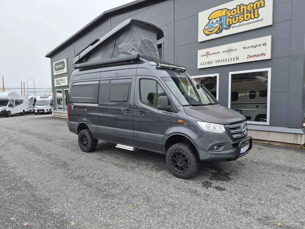 Hymer Grand Canyon S 4x4 pop-up — Plåtis