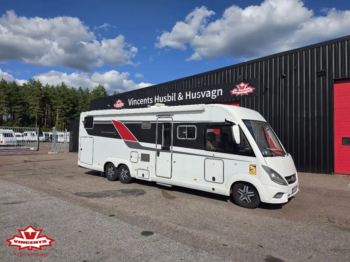 Bürstner-Elegance I 910 *AC-bodel *Automat *Skinnklädsel-(2019) — Helintegrerad